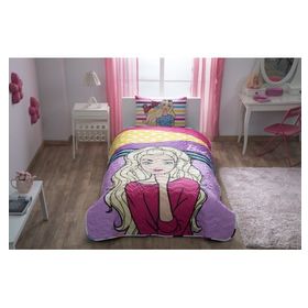 Taç Lisanslı Barbie Dream Yatak Örtüsü