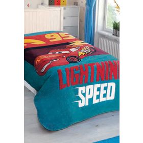 Taç Lisansli Cars Lightning Tek Kişilik Battaniye