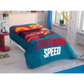Taç Lisansli Cars Lightning Tek Kişilik Battaniye