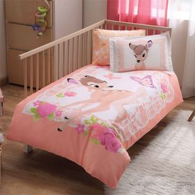 Taç Lisanslı Disney Bambi Bebek Nevresim Takımı