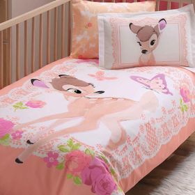 Taç Lisanslı Disney Bambi Bebek Nevresim Takımı