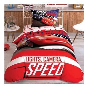 Taç Lisanslı Disney Cars Spectator Tek Kişilik Nevresim Takımı