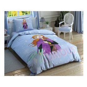 Taç Lisanslı Disney Frozen 2 Free Spirit Glow Parlayan Tek Kişilik Nevresim Takımı