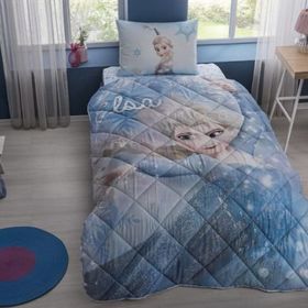 Taç Lisanslı Disney Frozen Tek Kişilik Yorgan
