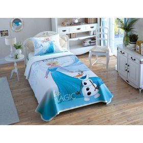 Taç Lisanslı Disney Frozen Tek Kişilik Yorgan