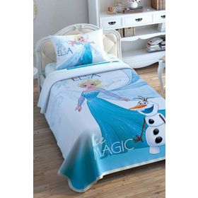 Taç Lisanslı Disney Frozen Tek Kişilik Yorgan