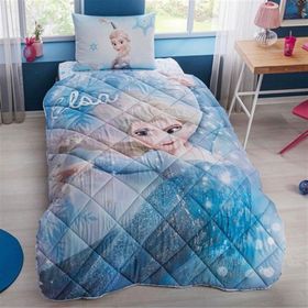 Taç Lisanslı Disney Frozen Tek Kişilik Yorgan