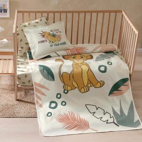 Taç Lisanslı Disney Lion King Power Pamuk Bebek Pike Takımı
