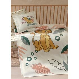 Taç Lisanslı Disney Lion King Power Pamuk Bebek Pike Takımı