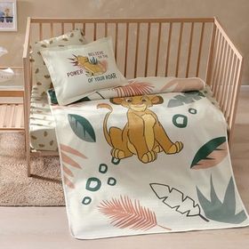 Taç Lisanslı Disney Lion King Power Pamuk Bebek Pike Takımı