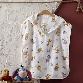 Taç Lisanslı Disney Winnie Baby Pamuk Müslin Panço