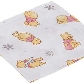 Taç Lisanslı Disney Winnie Pamuk Müslin Ağız Bezi