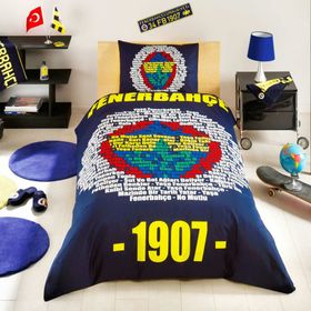 Taç Lisanslı Fenerbahçe Marşlı Tek Kişilik Nevresim Takımı