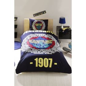Taç Lisanslı Fenerbahçe Marşlı Tek Kişilik Nevresim Takımı