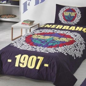 Taç Lisanslı Fenerbahçe Marşlı Tek Kişilik Nevresim Takımı