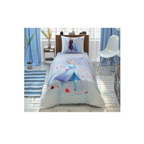 Taç Lisanslı Frozen 2 Breeze Tek Kişilik Kapitone Nevresim Takımı