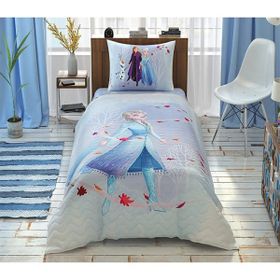 Taç Lisanslı Frozen 2 Breeze Tek Kişilik Kapitone Nevresim Takımı