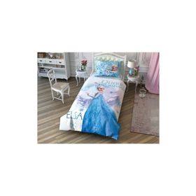 Taç Lisanslı Frozen Çek Canlandır Çok Renkli Tek Kişilik Nevresim Takımı
