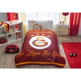 Taç Lisanslı Galatasaray Logo Yatak Örtüsü Seti