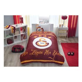 Taç Lisanslı Galatasaray Logo Yatak Örtüsü Seti