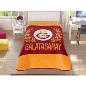 Taç Lisanslı GS Galatasaray Sarı Kırmızı Tek Kişilik Battaniye