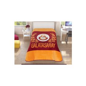 Taç Lisanslı GS Galatasaray Sarı Kırmızı Tek Kişilik Battaniye