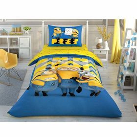 Taç Lisanslı Minions Perfect Tek Kişilik Nevresim Takımı