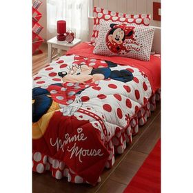 Taç Lisanslı Minnie Mouse Sketch Bebek Uyku Seti