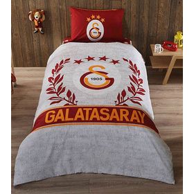 Taç Lisanslı Ranforce Galatasaray Grey Nevresim Takımı