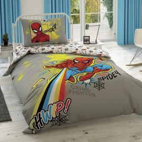 Taç Lisanslı Spiderman Power Tek Kişilik Nevresim Takımı