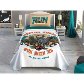 Taç Lisanslı Tek Kişilik Pike Takımı Jurrasic World nd_8682475042796