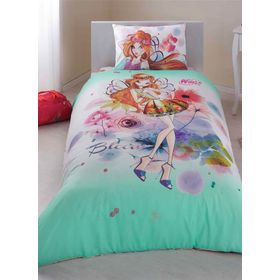 Taç Lisanslı Winx Bloom Tek Kişilik Nevresim Takımı