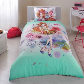 Taç Lisanslı Winx Bloom Tek Kişilik Nevresim Takımı