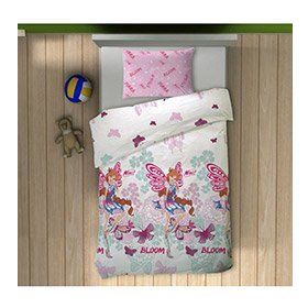 Taç Lisanslı Winx Bloom Tek Kişilik Nevresim Takımı