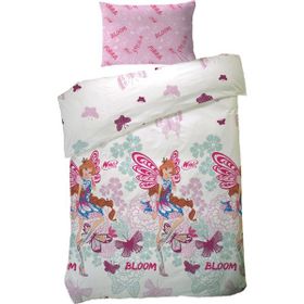 Taç Lisanslı Winx Bloom Tek Kişilik Nevresim Takımı