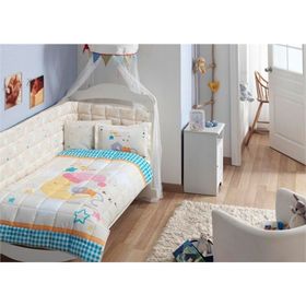 Taç Little Cat Sarı Ranforce Bebek Uyku Seti