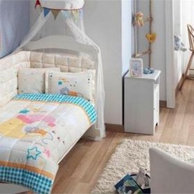 Taç Little Cat Sarı Ranforce Bebek Uyku Seti
