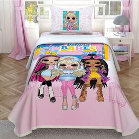 Taç Lol Surprise Omg Babes Lisanslı 120x200 cm Pike Takımı