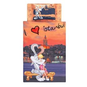 Taç Looney Tunes Bugs Bunny Nevresim Takımı