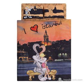 Taç Looney Tunes Bugs Bunny Nevresim Takımı