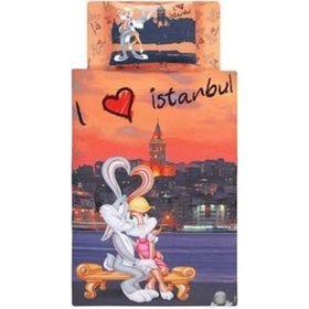 Taç Looney Tunes Bugs Bunny Nevresim Takımı