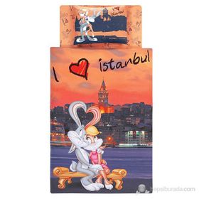 Taç Looney Tunes Bugs Bunny Nevresim Takımı