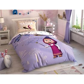 Taç Masha And Bear Lisanslı Tek Kişilik Nevresim Takımı
