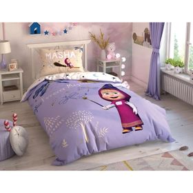 Taç Masha And Bear Lisanslı Tek Kişilik Nevresim Takımı