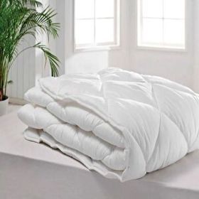 Taç Microfiber Beyaz 195x215 cm Çift Kişilik Yorgan
