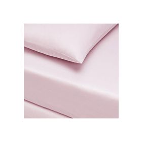Taç Pamuklu Lastikli 120x200 cm Tek Kişilik Pembe Çarşaf Seti