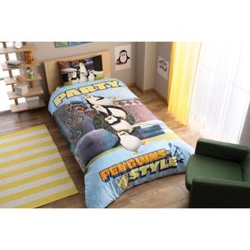 Taç Penguins Party Tek Kişilik Nevresim Takımı