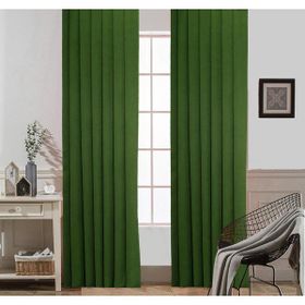 Taç Pileli Soft Kumaş Kahve 60x260 cm Fon Perde
