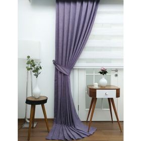 Taç Pileli Soft Kumaş Leylak 60x260 cm Fon Perde