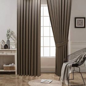 Taç Pileli Soft Kumaş Leylak 60x260 cm Fon Perde